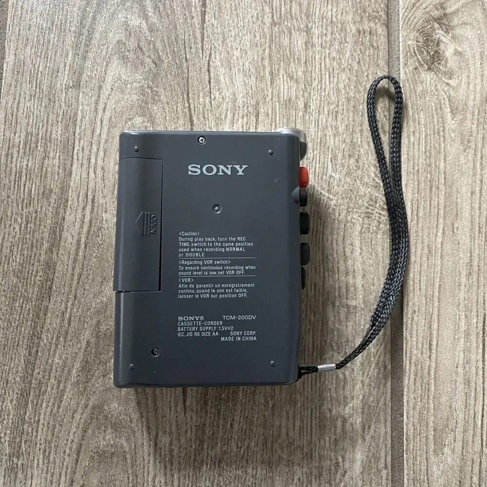 Sony TCM-200DV Cassette Voice Recorder Player Tested Fully Working